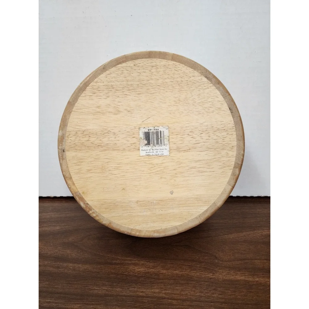 Wood Serving Bowl for Fruits or Salads Home Decor Display Bowl for Kitchen/Table